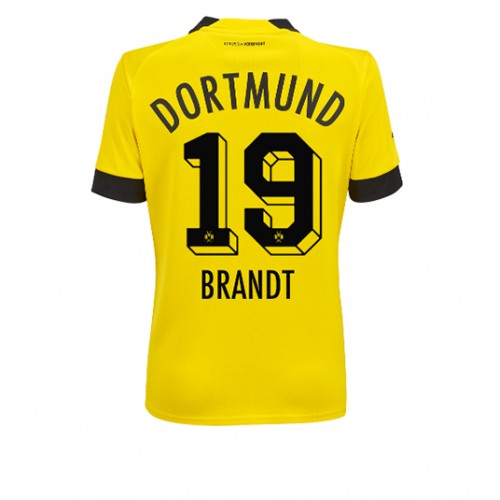 Borussia Dortmund Julian Brandt #19 Hjemmedrakt Kvinner 2022-23 Kortermet Borussia Dortmund Julian Brandt #19 Hjemmedrakt Kvinner 2022-23 Kortermet